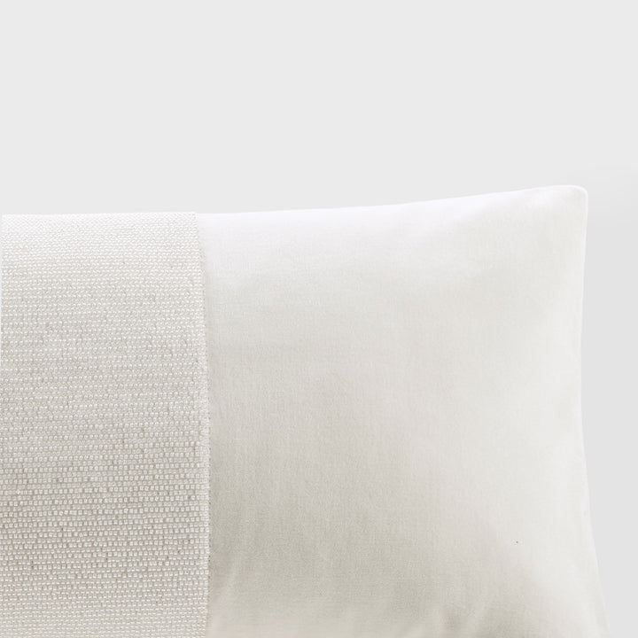 Canova White Boudoir Decorative Throw Pillow 24" x 12" Throw Pillows By Croscill Home LLC