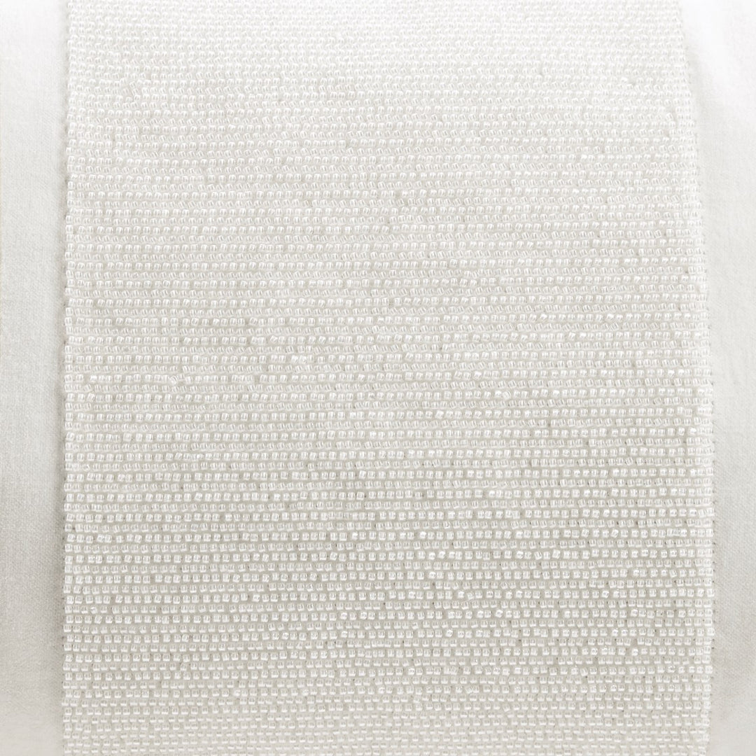 Canova White Boudoir Decorative Throw Pillow 24" x 12" Throw Pillows By Croscill Home LLC