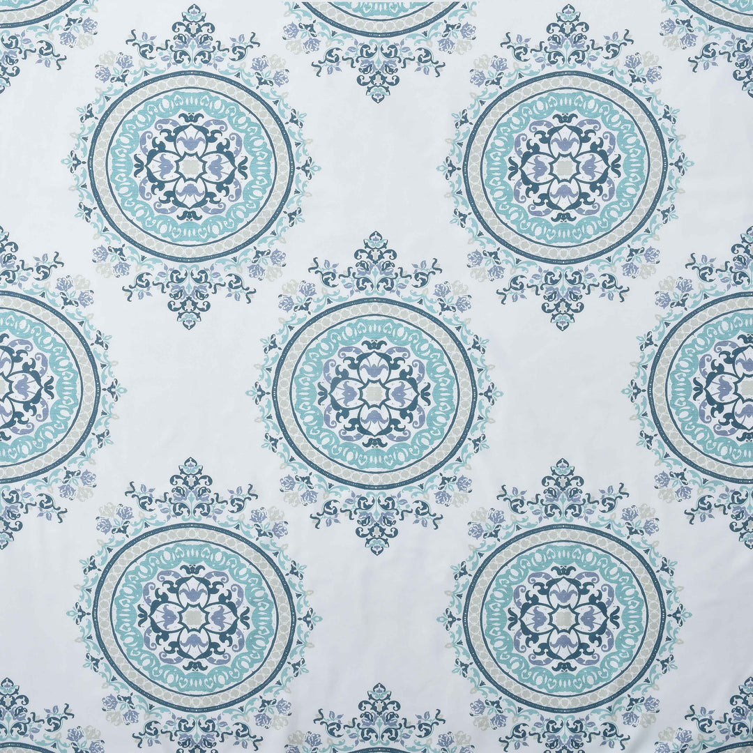 Afton Blue 4-Piece Comforter Set Comforter Sets By J. Queen New York