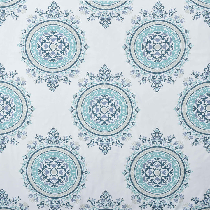 Afton Blue 4-Piece Comforter Set Comforter Sets By J. Queen New York