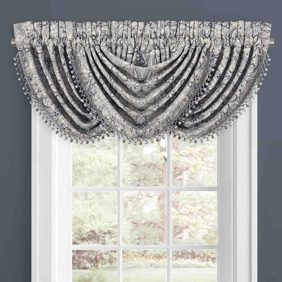 J Queen Alexis Powder Blue Window Panel Pair Latest Bedding