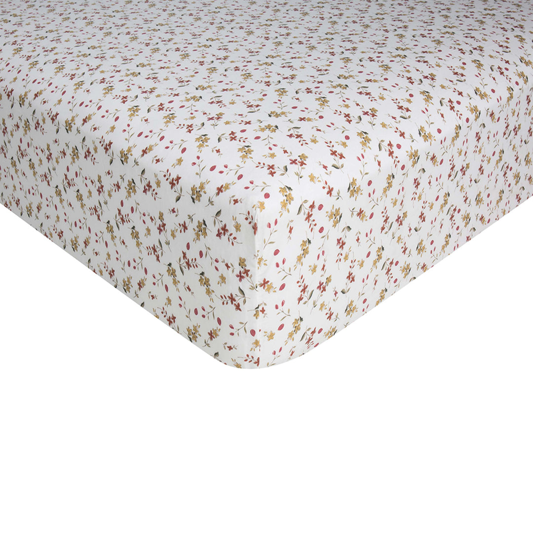 Anna Multi 200 Thread Count 100% Cotton Percale Fitted Sheet Fitted Sheet By Anne de Solène