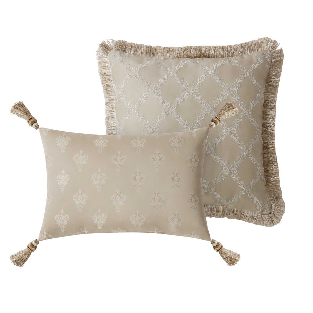 Waterford Annalise Gold Decorative Throw Pillow Set of 2 – Latest Bedding