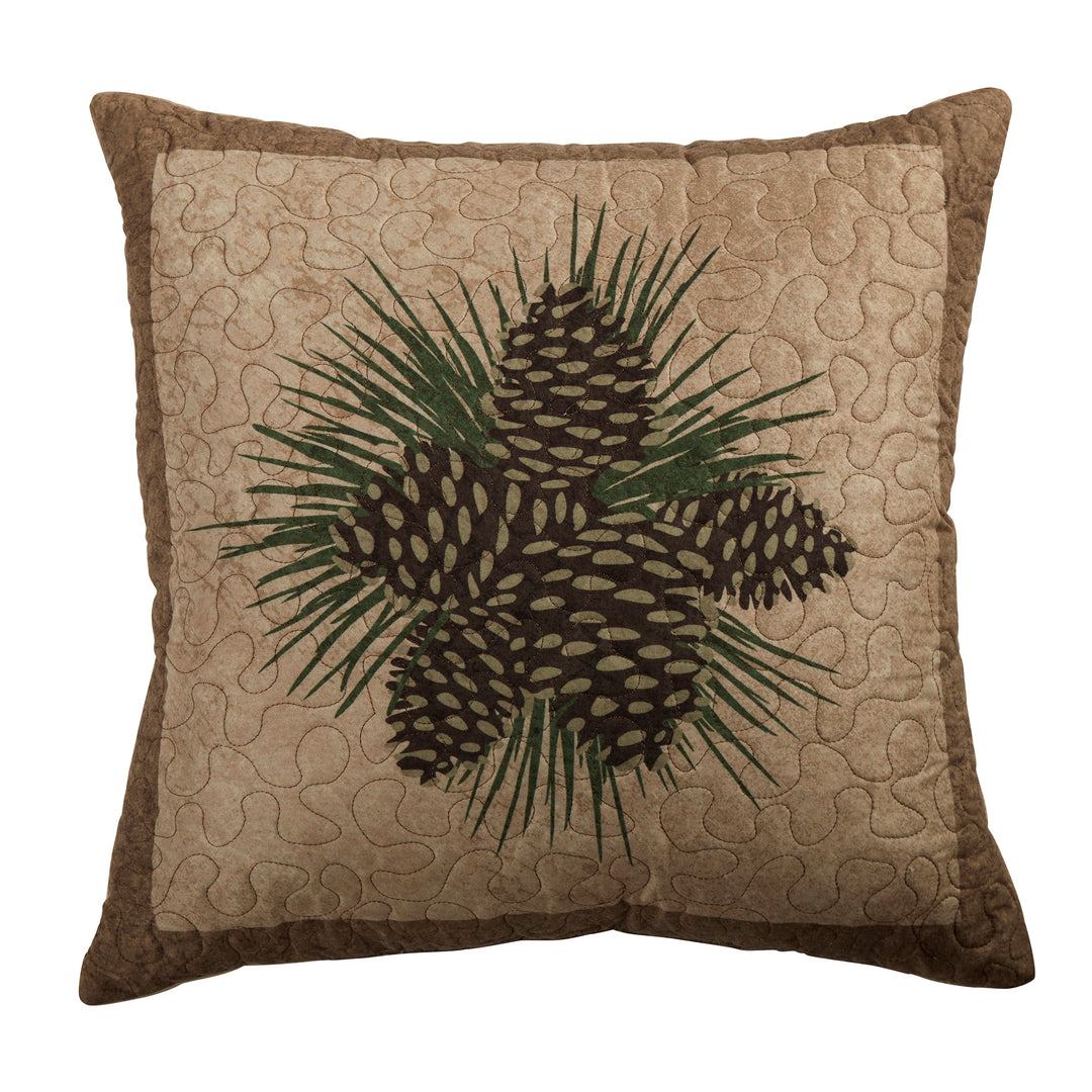 Antique Pine Cone Decorative Throw Pillow 18" x 18" Throw Pillows By Donna Sharp