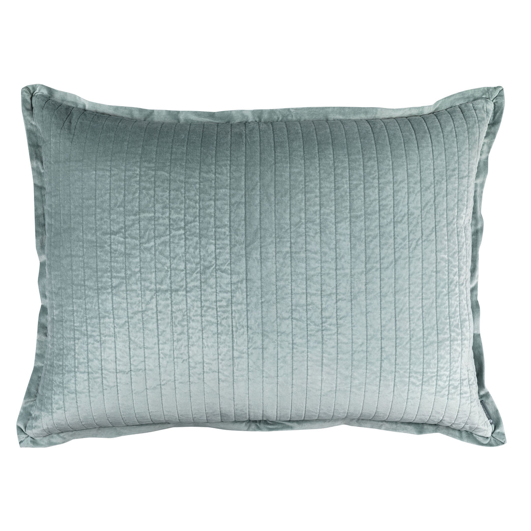 Aria Sky Luxe Euro Pillow - Lili Alessandra Throw Pillows By Lili Alessandra