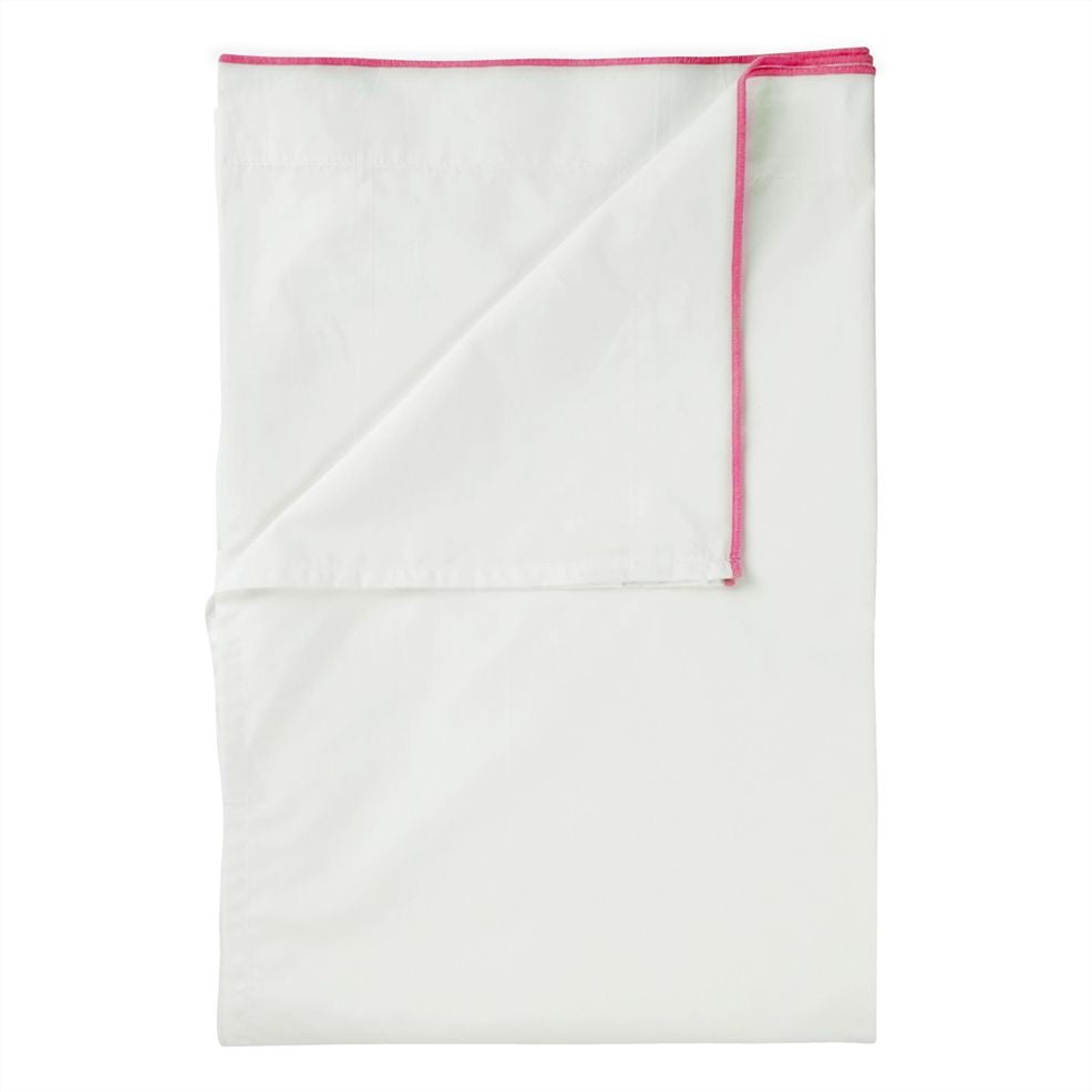 Astor Peony and Pink Flat Sheet Flat Sheet By Designers Guild