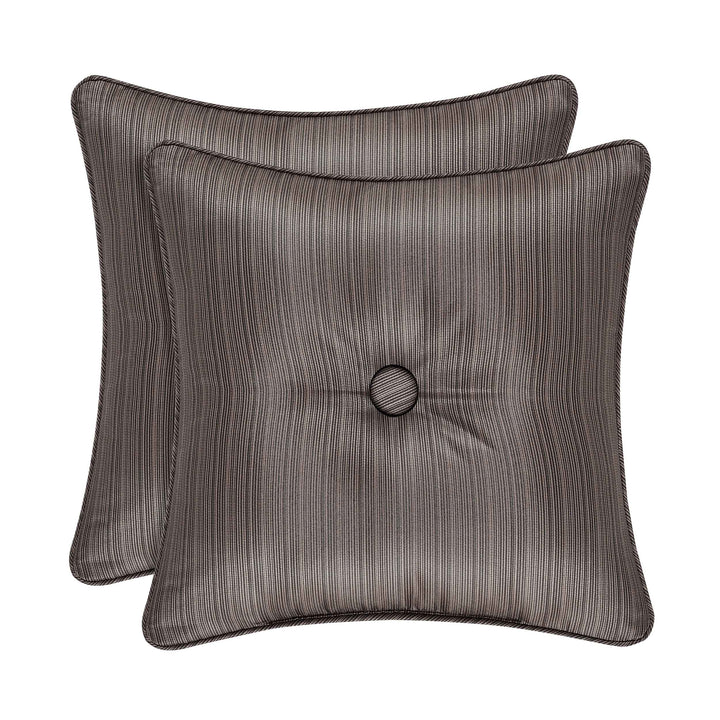 Astoria MINK Square Decorative Throw Pillow 16" x 16" By J Queen Throw Pillows By J. Queen New York