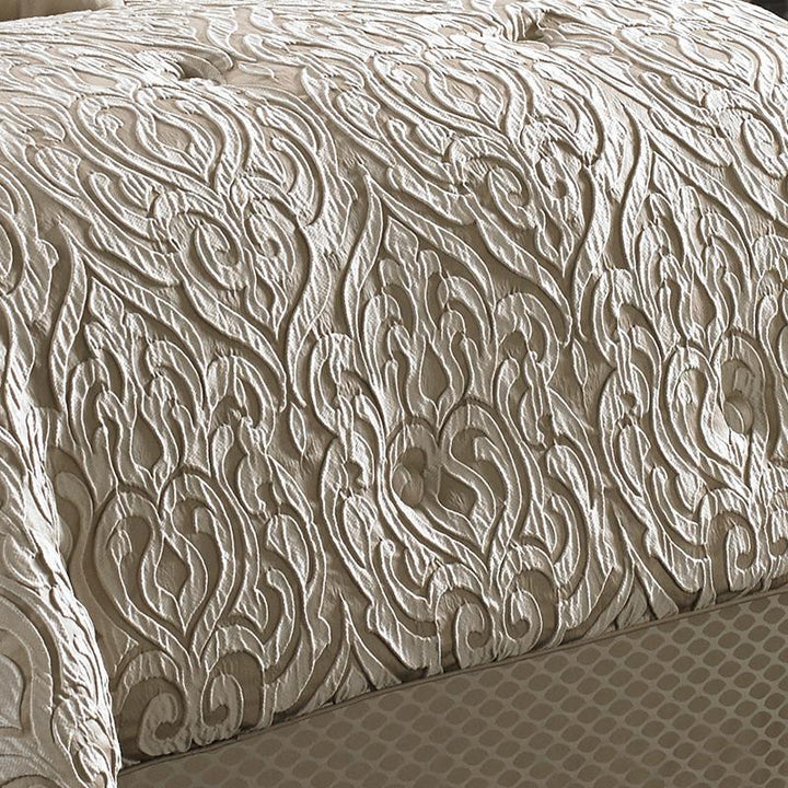 Astoria Sand 4 Piece Comforter Set By J Queen Comforter Sets By J. Queen New York