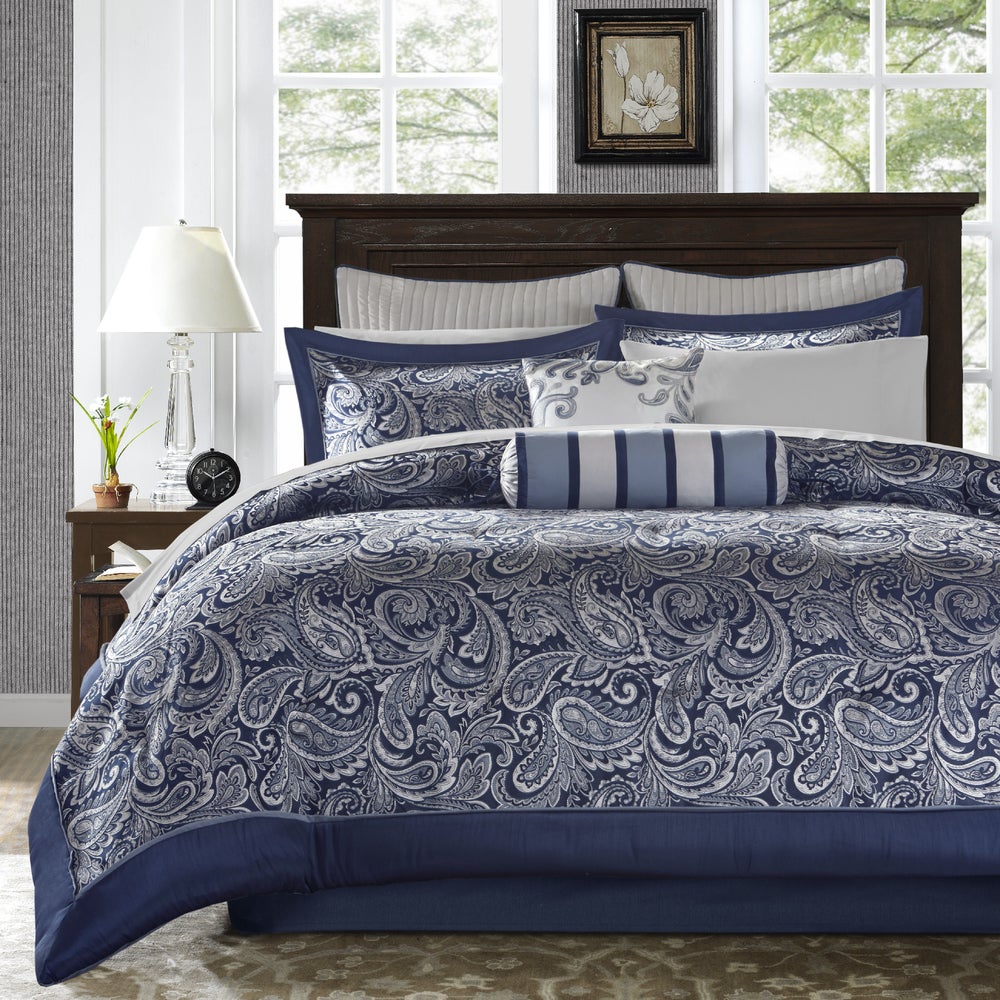 West Modern 12-Piece Comforter Set Comforter Sets By JLA HOME/Olliix (E & E Co., Ltd)