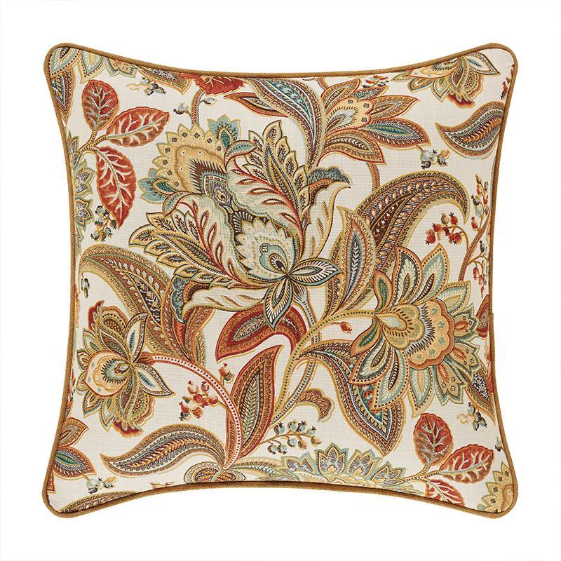 August Multi Square Decorative Throw Pillow By J Queen Throw Pillows By J. Queen New York