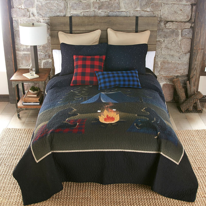 Bear Campfire 3-Piece Quilt Set Quilt Sets By Donna Sharp