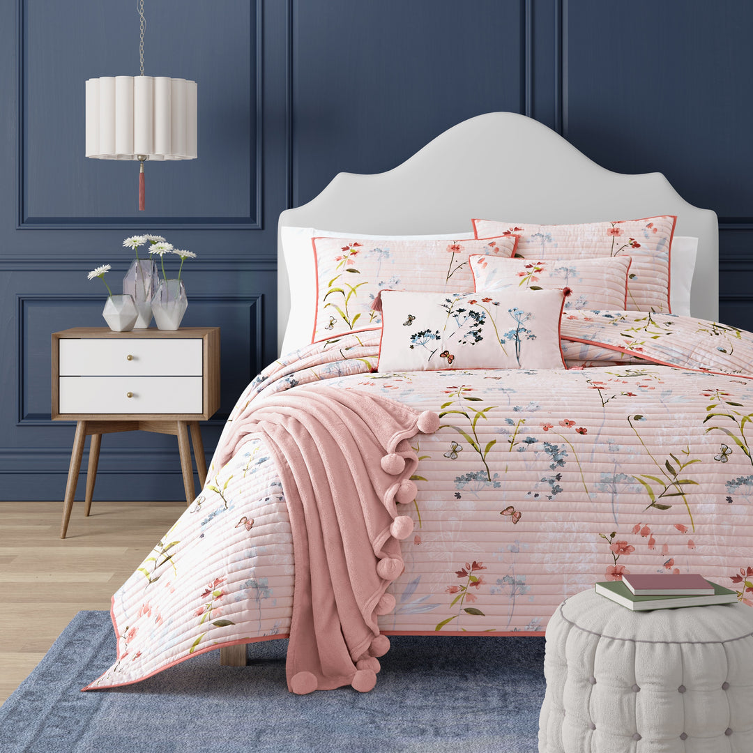 Beatrice Rose Coverlet By J Queen Coverlet By J. Queen New York