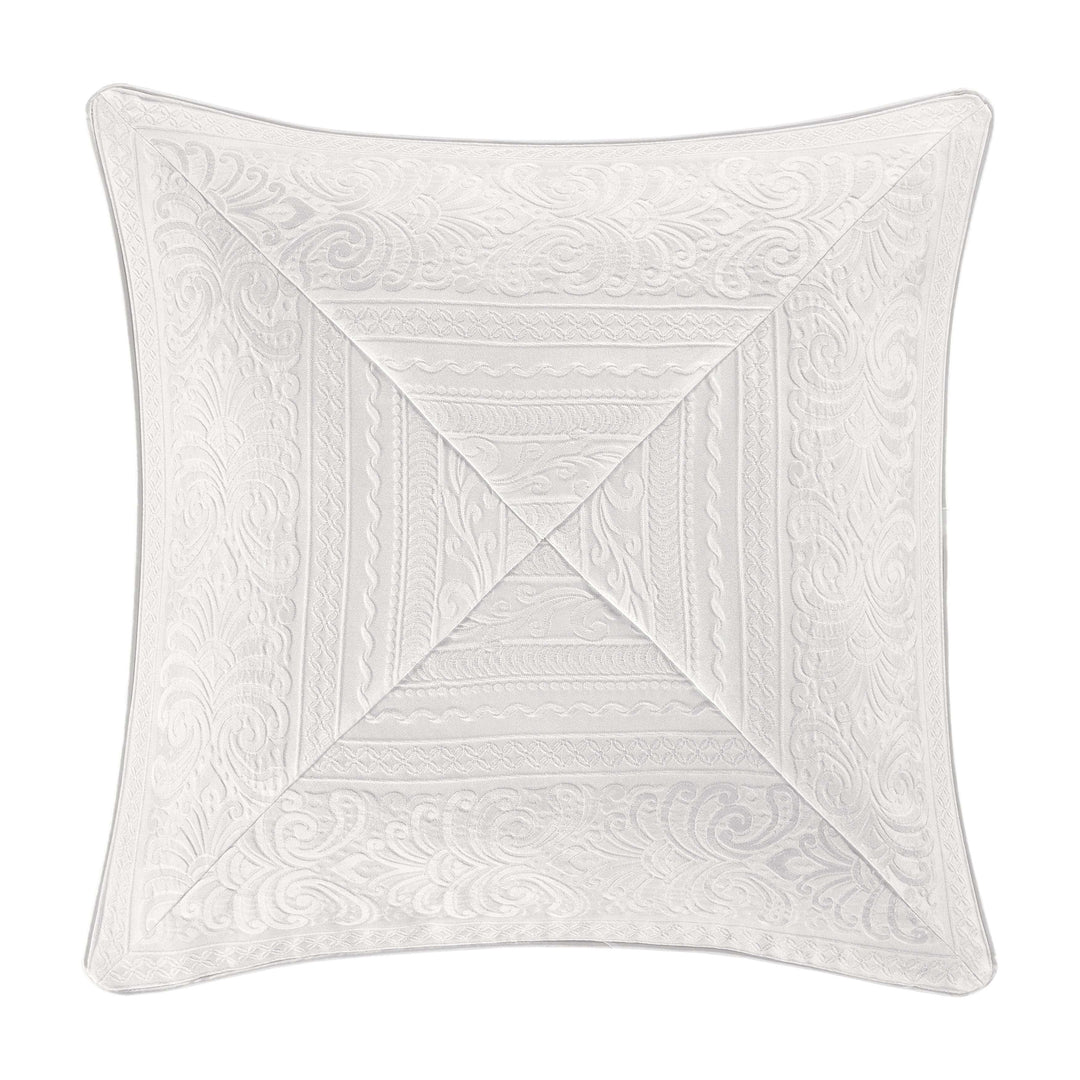 Becco White Euro Sham By J Queen Euro Shams By J. Queen New York