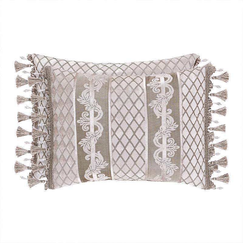 BelAir Sand Boudoir Decorative Throw Pillow By J Queen Throw Pillows By J. Queen New York