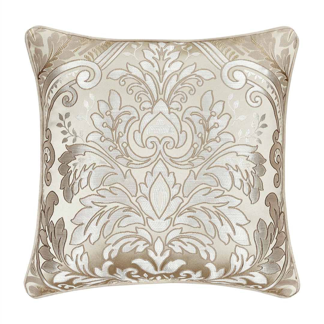 Belgium Champagne Square Decorative Throw Pillow 20 x 20 By J Queen –  Latest Bedding