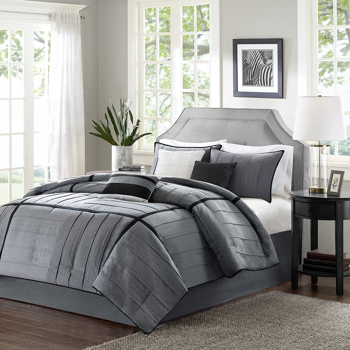 Bridgeport 7-Piece Comforter Set Comforter Sets By JLA HOME/Olliix (E & E Co., Ltd)