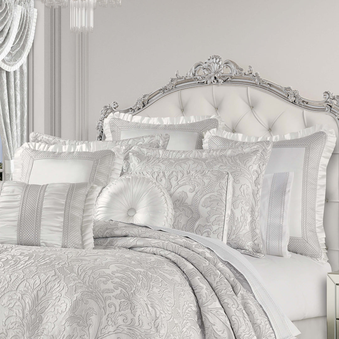 Brunello Platinum 4-Piece Comforter Set Comforter Sets By J. Queen New York
