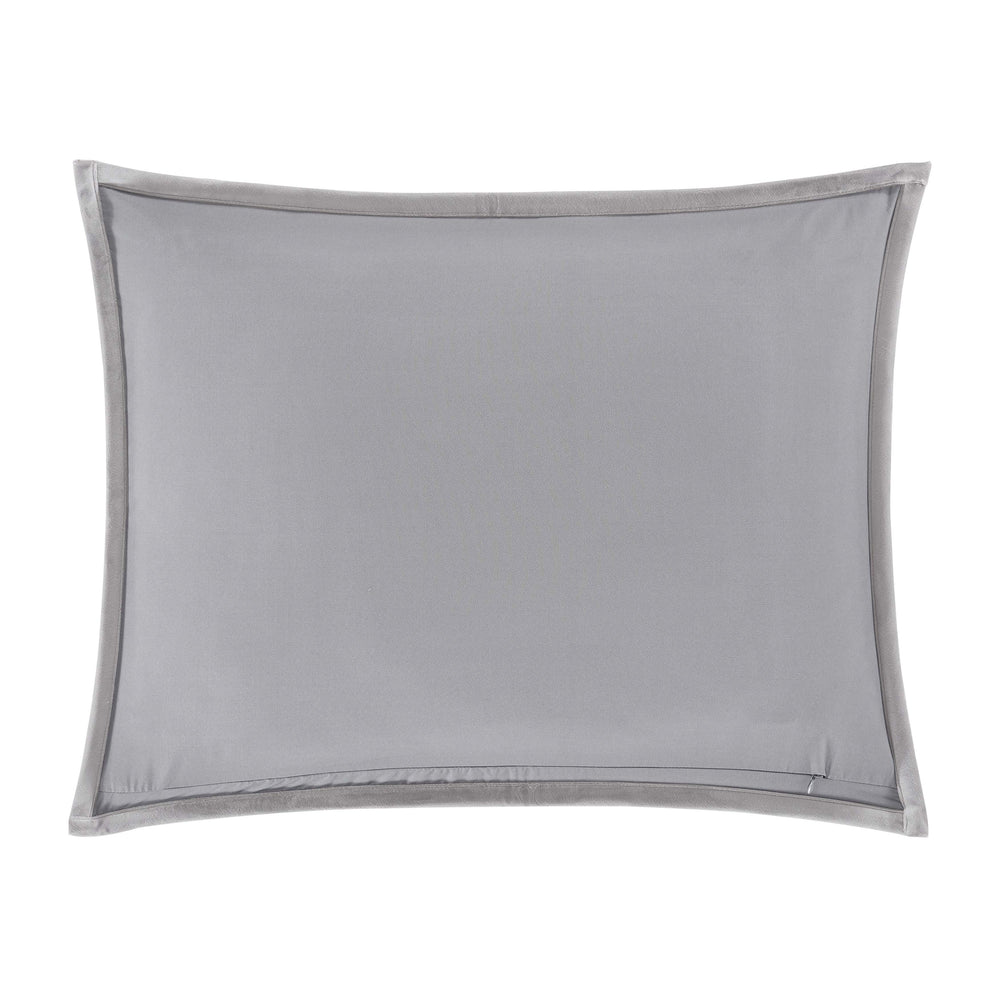 Bryant Grey Quilted Sham By J Queen Sham By J. Queen New York