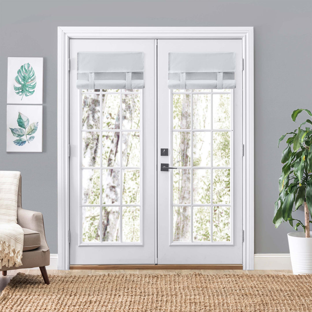 Camalay® French Door Harmony Gray Window Shade Window Shades By East Street Home