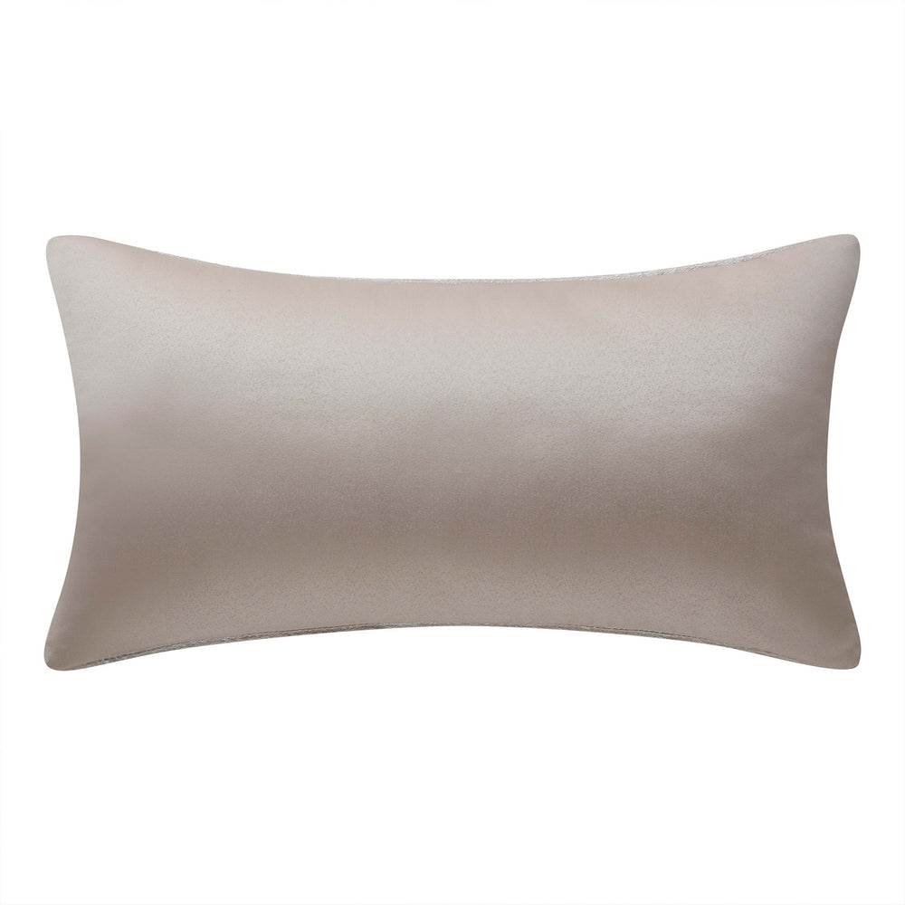 Cambrie Taupe Decorative Throw Pillow Set of 3 Throw Pillows By Waterford