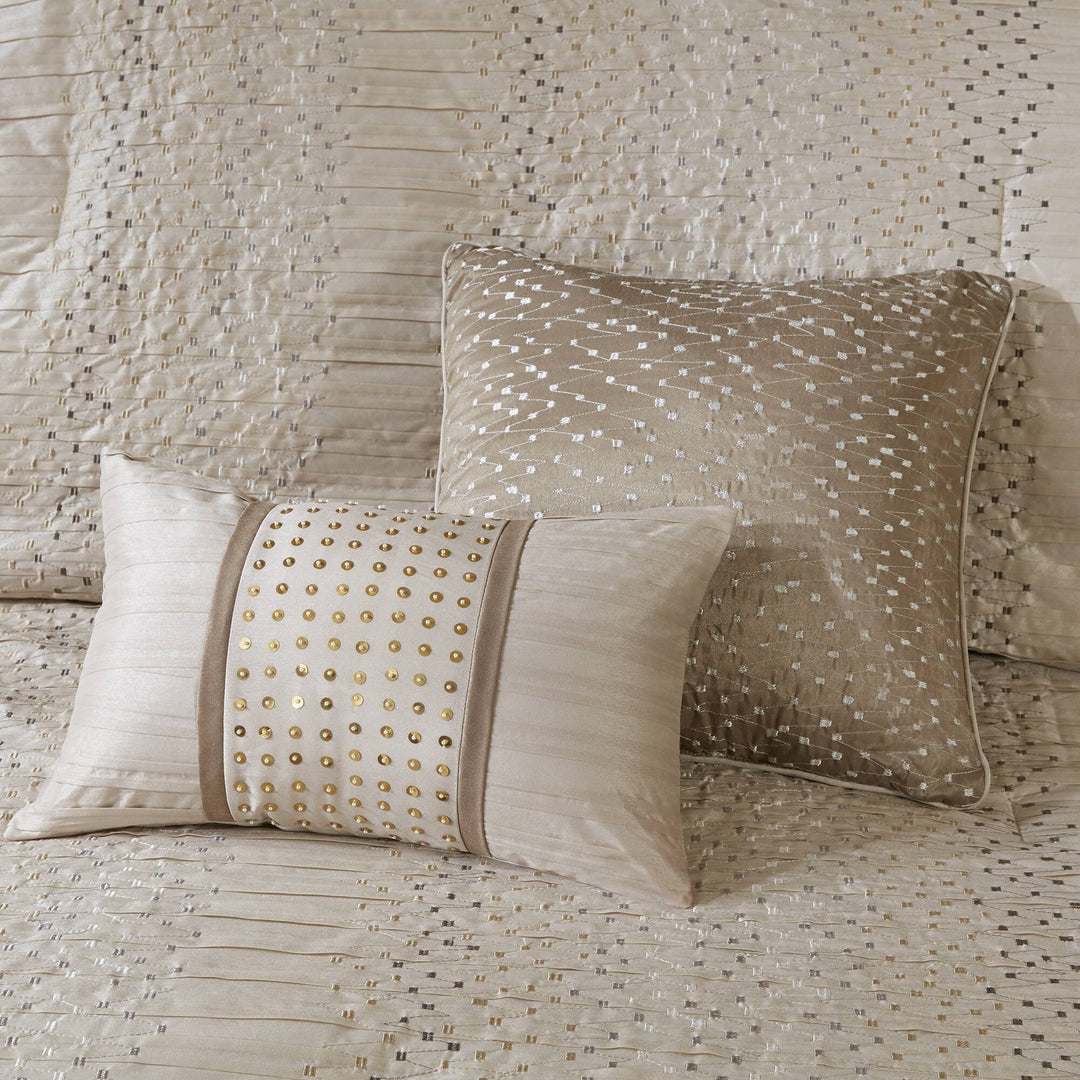 Typo Rell 8-Piece Comforter Set Comforter Sets By JLA HOME/Olliix (E & E Co., Ltd)