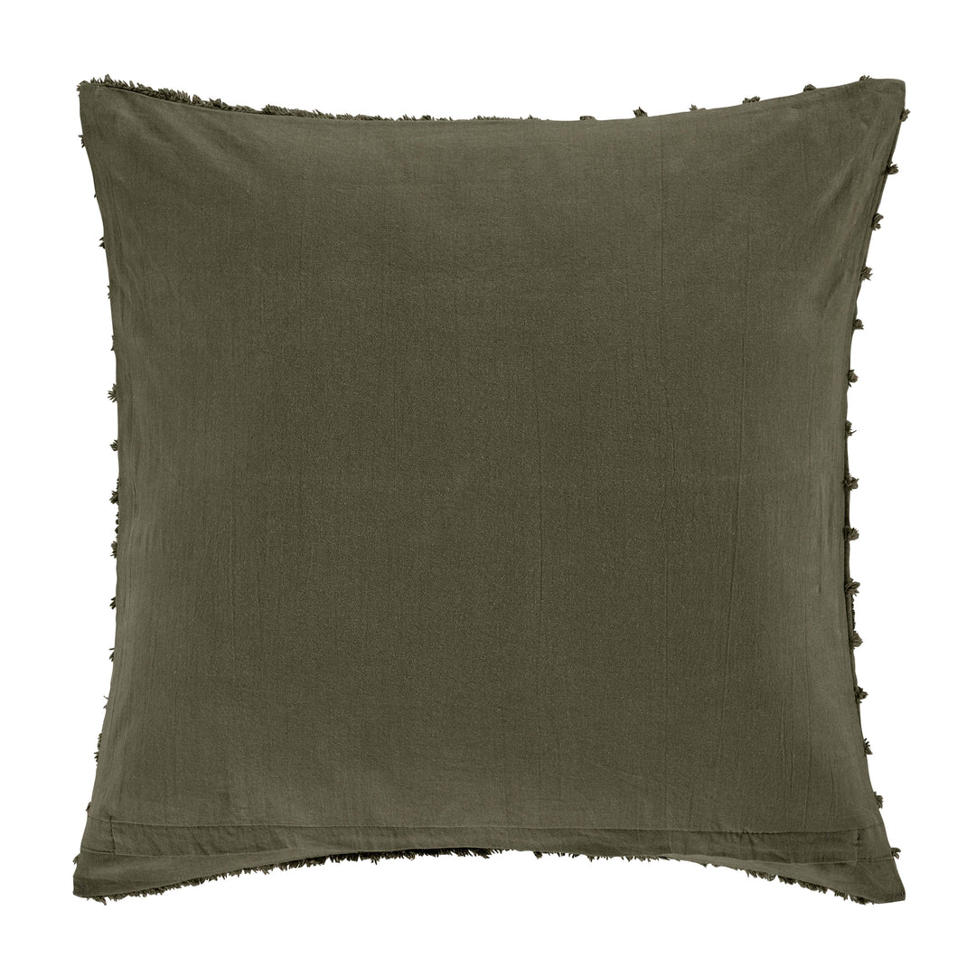 Cameron Olive Euro Sham By J Queen Euro Shams By J. Queen New York