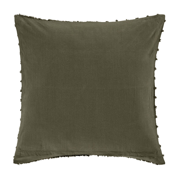 Cameron Olive Euro Sham By J Queen Euro Shams By J. Queen New York