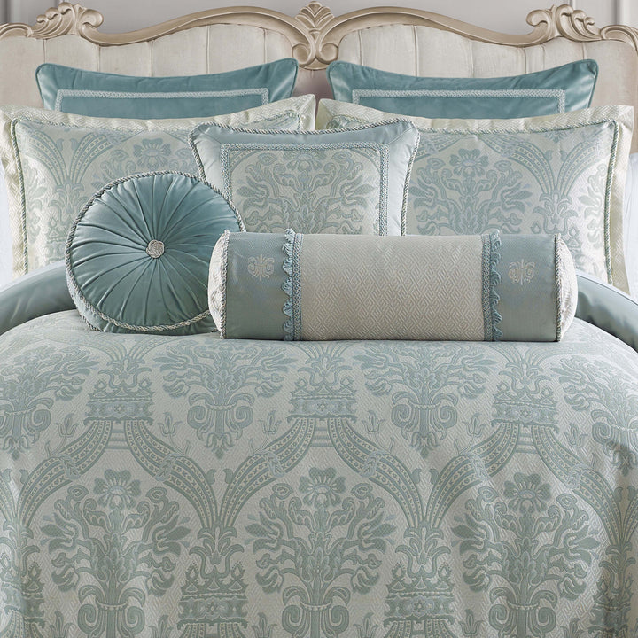Castle Cove Cream/Spa 6 Piece Comforter Set Comforter Sets By Waterford