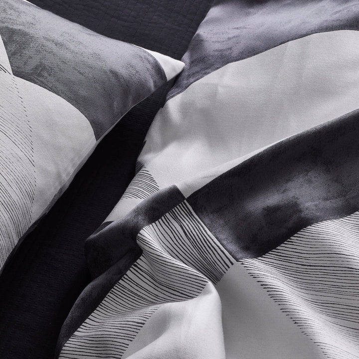 Clio Black/White Oblong Decorative Throw Pillow 36" x 30" Throw Pillows By Ann Gish
