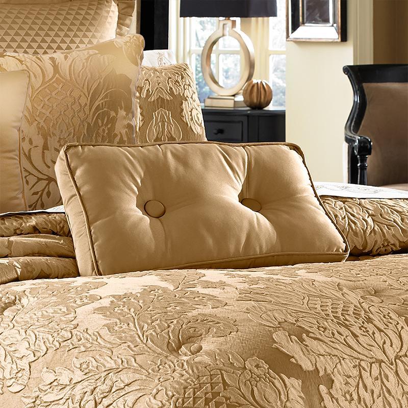 Colonial Gold Boudoir Decorative Throw Pillow By J Queen Throw Pillows By J. Queen New York