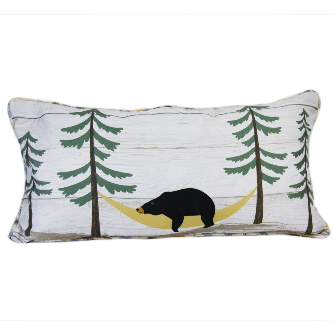 Lake Retreat Hammock Rectangle Decorative Throw Pillow 22" x 11" Throw Pillows By Donna Sharp