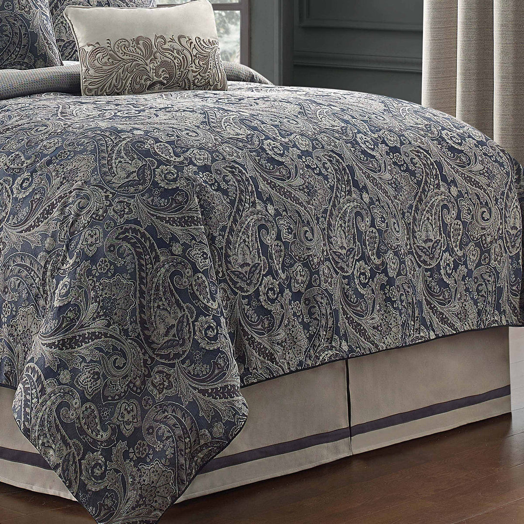 Danehill Blue 4-Piece Comforter Set Comforter Sets By Waterford