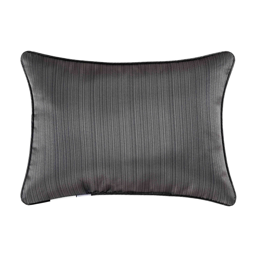 J Queen Deco Charcoal Boudoir Decorative Throw Pillow 21" x 15"- Throw Pillows By J. Queen New York