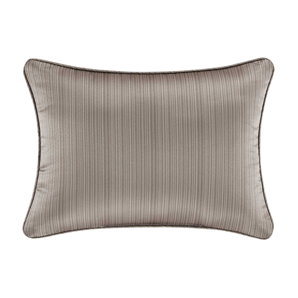 Deco Silver Boudoir Decorative Throw Pillow 21" x 15" By J Queen Throw Pillows By J. Queen New York