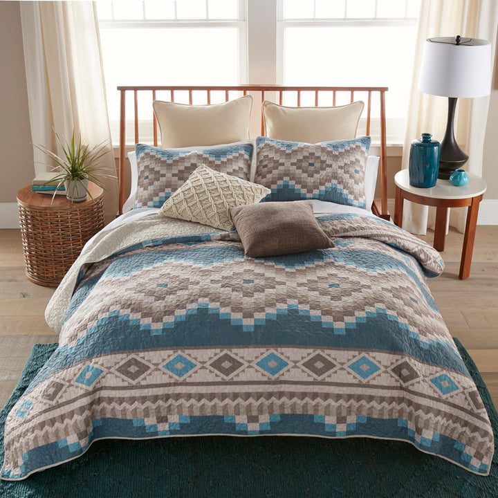 Desert Point 3-Piece Quilt Set Quilt Sets By Donna Sharp