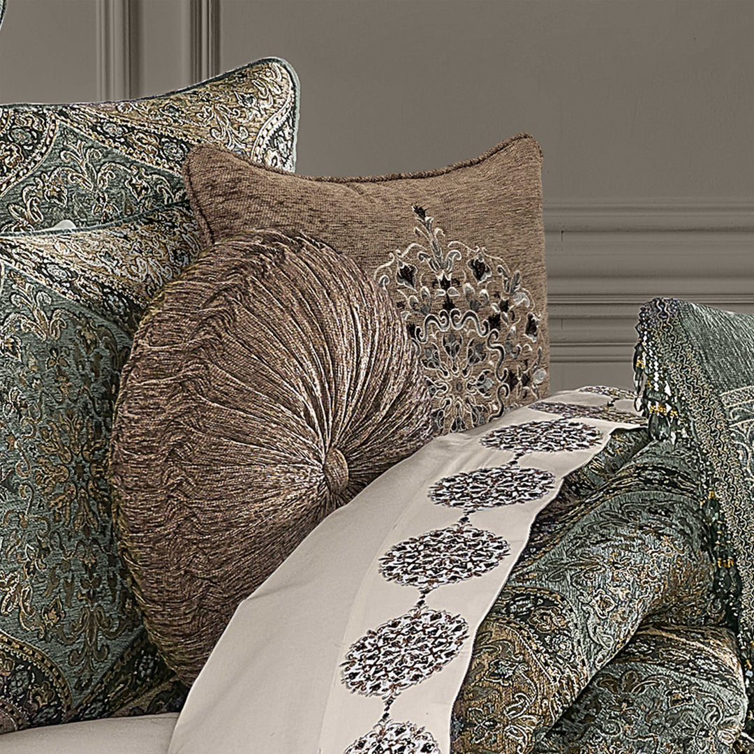 Dorset SPA Square Decorative Throw Pillow 18" x 18" By J Queen Throw Pillows By J. Queen New York