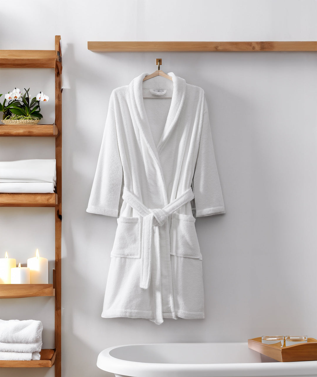 Egyptian Cotton Bath Robe – Latest Bedding - Main Image