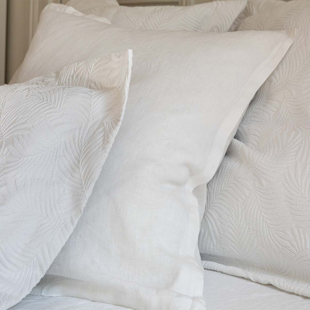 Empreinte White Bedspread bedspread By Anne de Solène