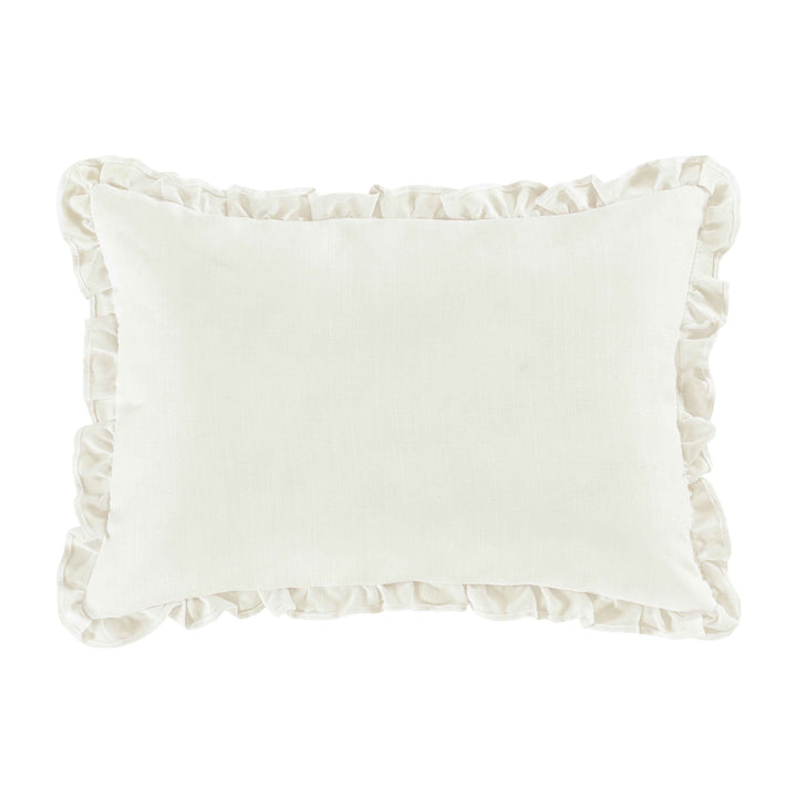 Estelle Coral Boudoir Decorative Throw Pillow 19" x 13" Throw Pillows By J. Queen New York