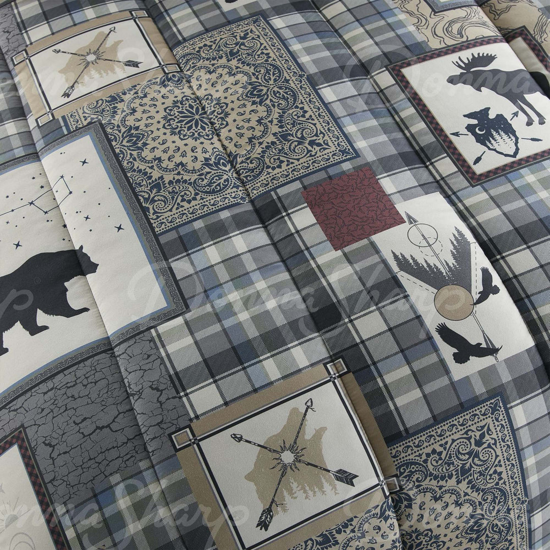 Forest Symbols 3-Piece Comforter Set Comforter Sets By Donna Sharp