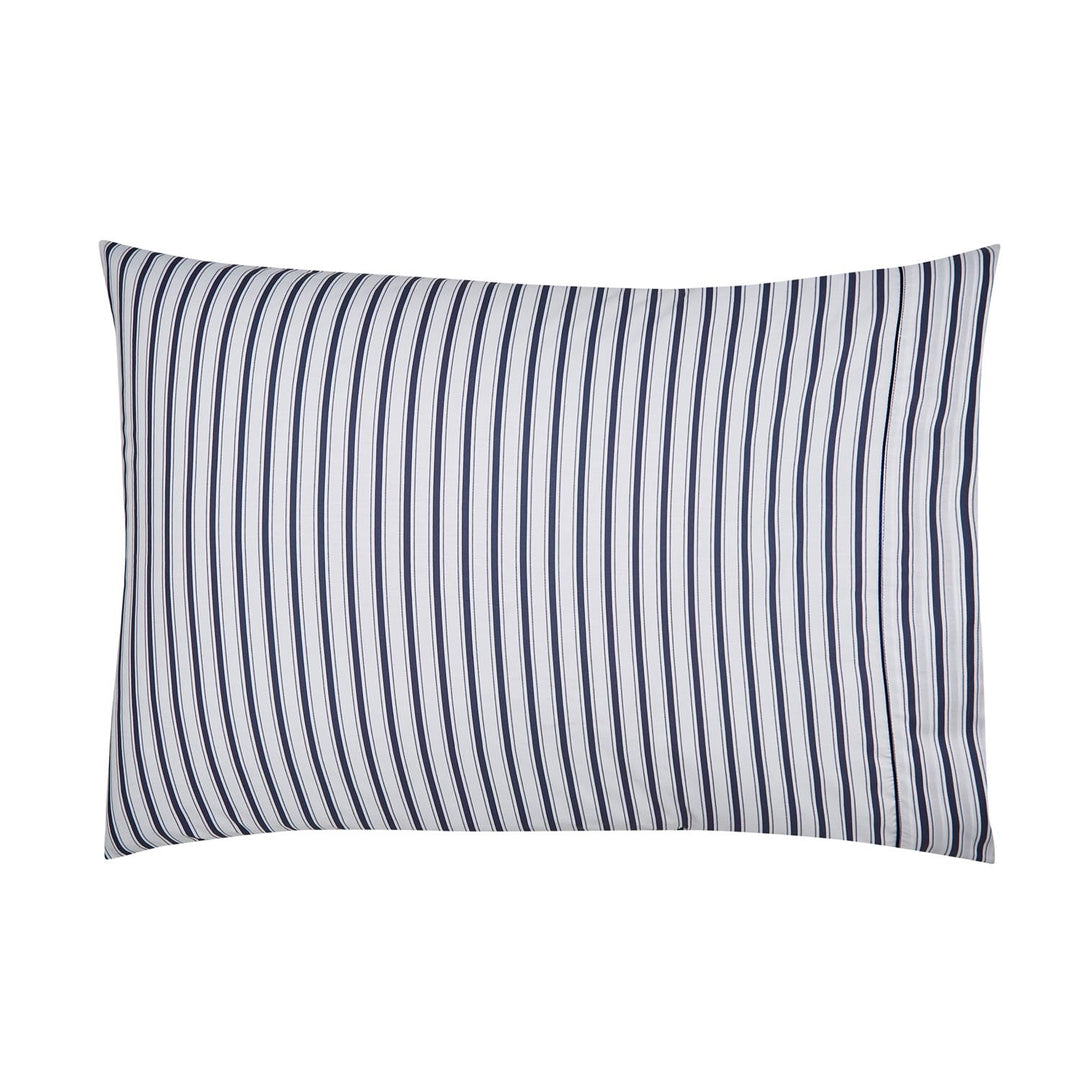 Four Continents Blue/White 200 Thread Count 100% Cotton Percale Pillowcase Pair Pillowcase By Anne de Solène