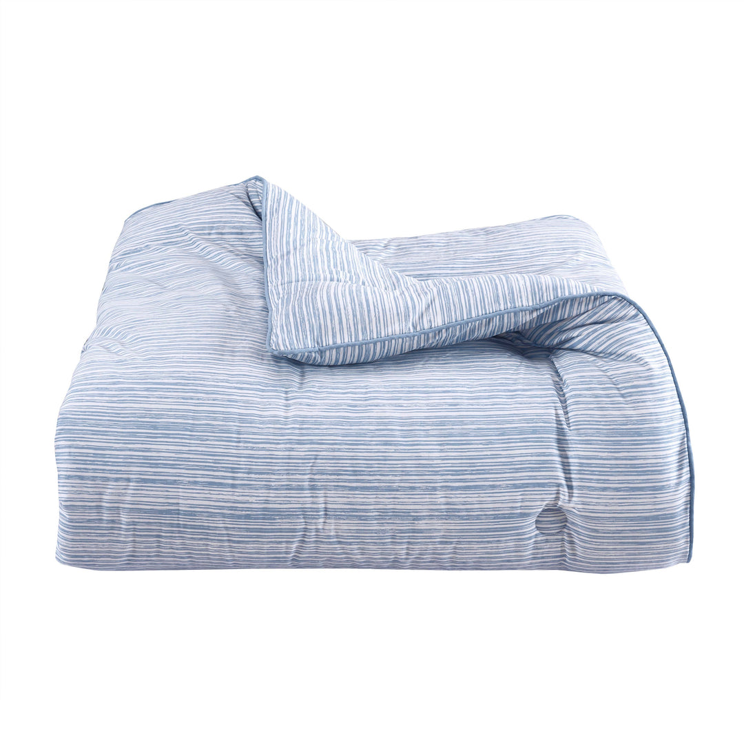 Franco Powder Blue 3-Piece Comforter Set By J Queen Comforter Sets By J. Queen New York