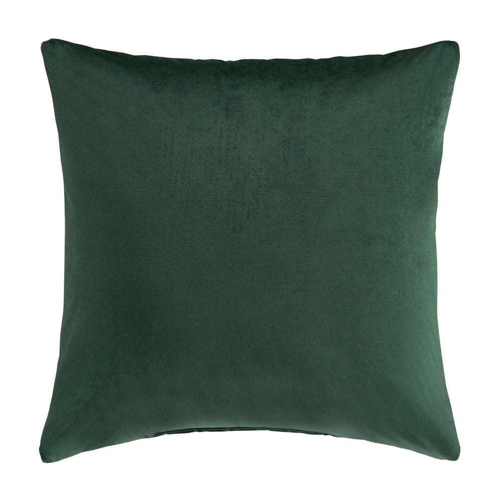 Grandeur Evergreen Square Decorative Throw Pillow 20" x 20" Throw Pillows By J. Queen New York