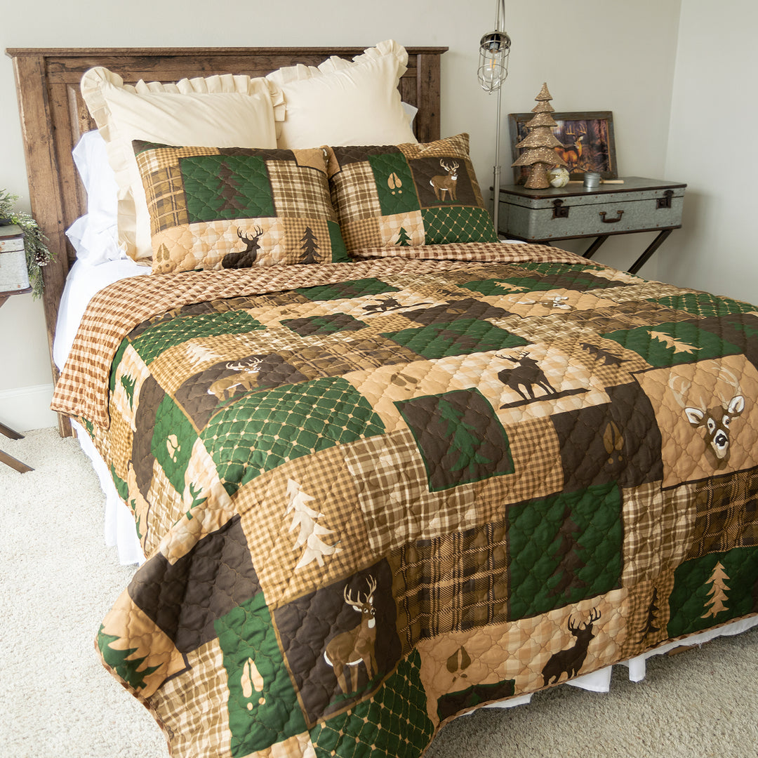Green Forest 3-Piece Quilt Set Quilt Sets By Donna Sharp