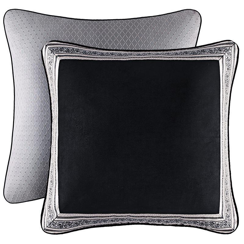 Guiliana Silver/Black 4Piece Comforter Set By J Queen Latest Bedding