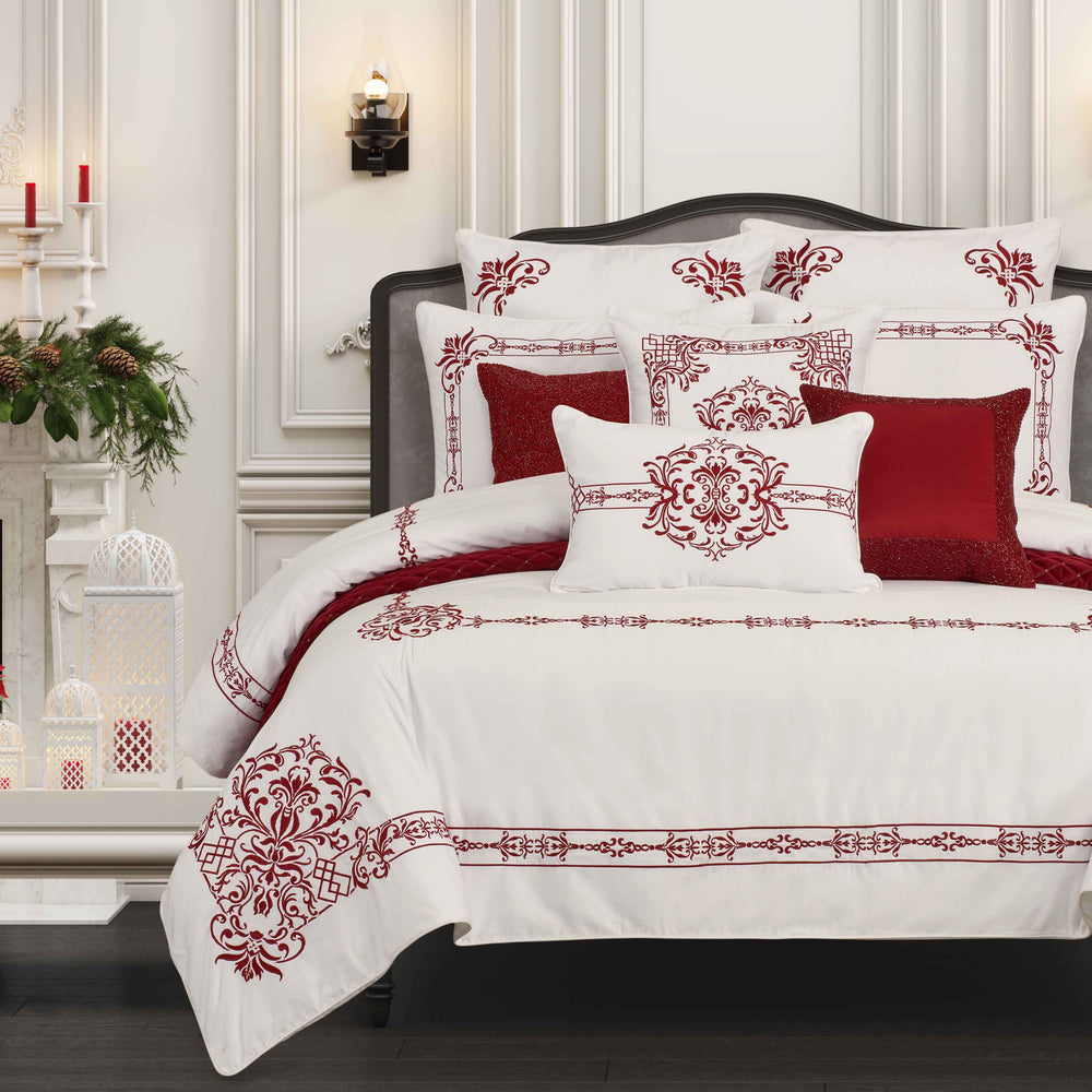 Home for Holiday 3-Piece Duvet Cover Set Duvet Covers By J. Queen New York