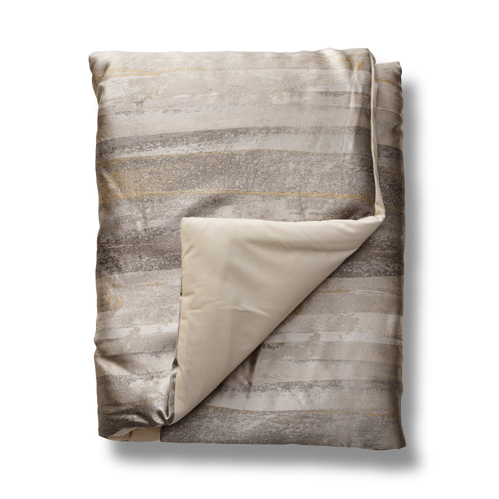 Horizon Silver Throw Throws By Ann Gish