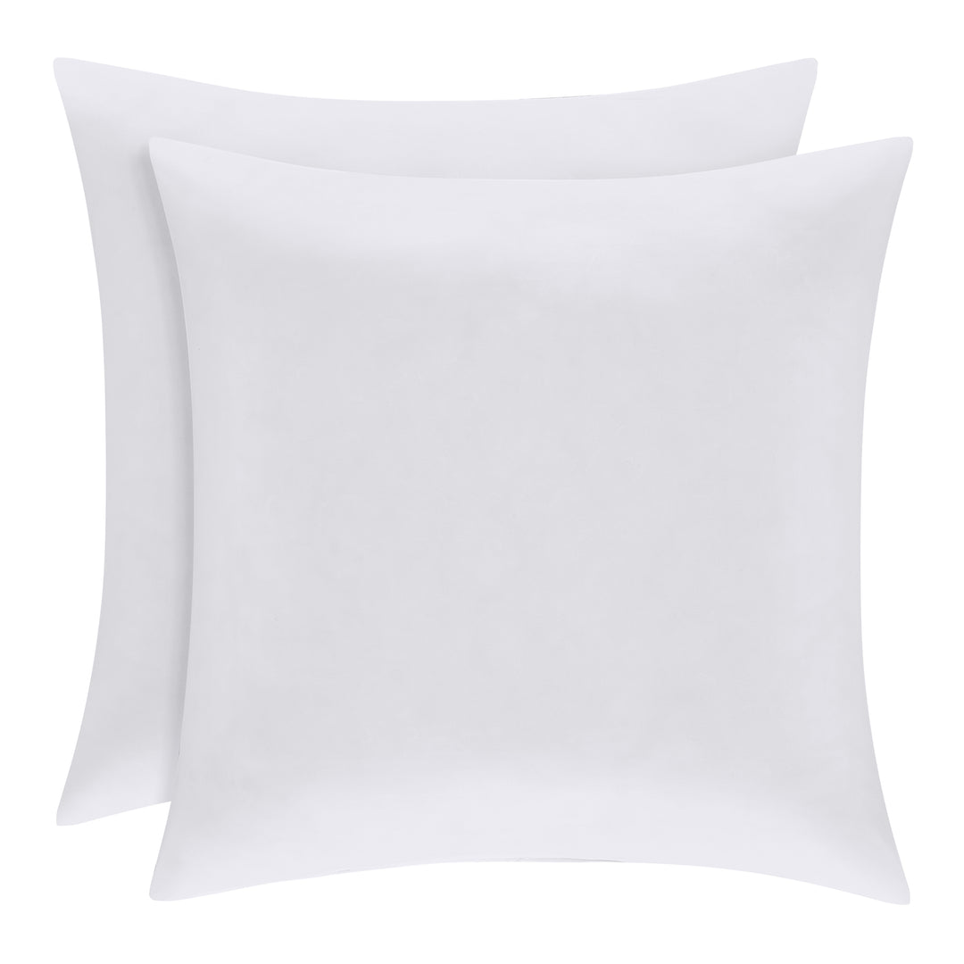 Regal 233 White Euro Pillow Pair By J Queen Euro Shams By J. Queen New York