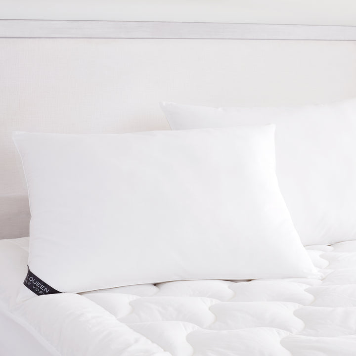 Royalty 233 White Medium Pillow Pair By J Queen Pillow By J. Queen New York