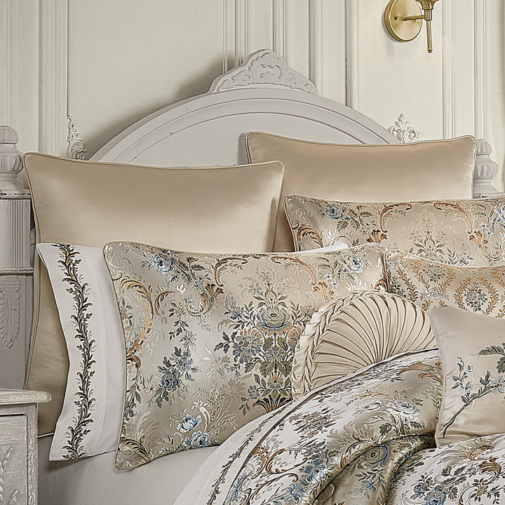 Jacqueline ivory Euro Sham By J Queen - Final Sale Euro Sham By US Office - Latest Bedding